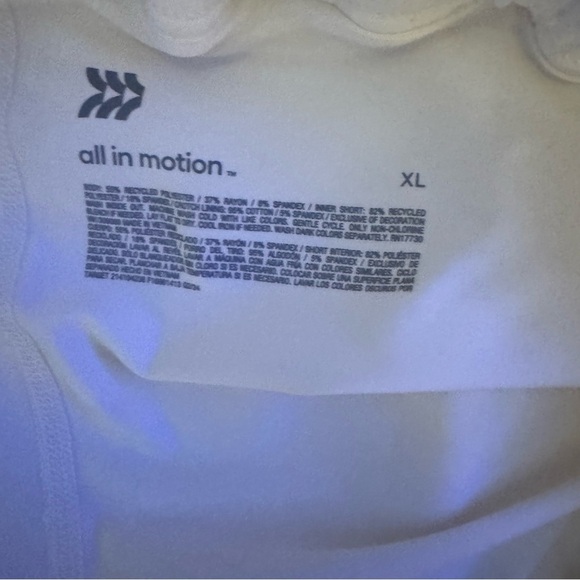 All in Motion White Athletic Skirt soft, comfy material - pickleball/ tennis - Picture 5 of 5